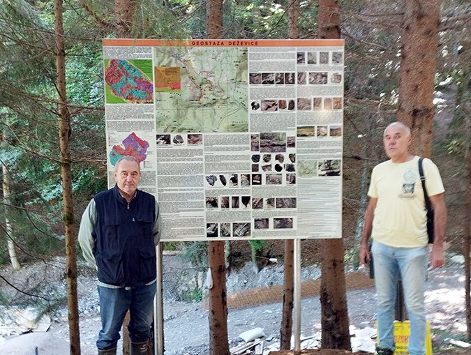 Geostaze Deževice – postavljene info-ploče i smjerokazi