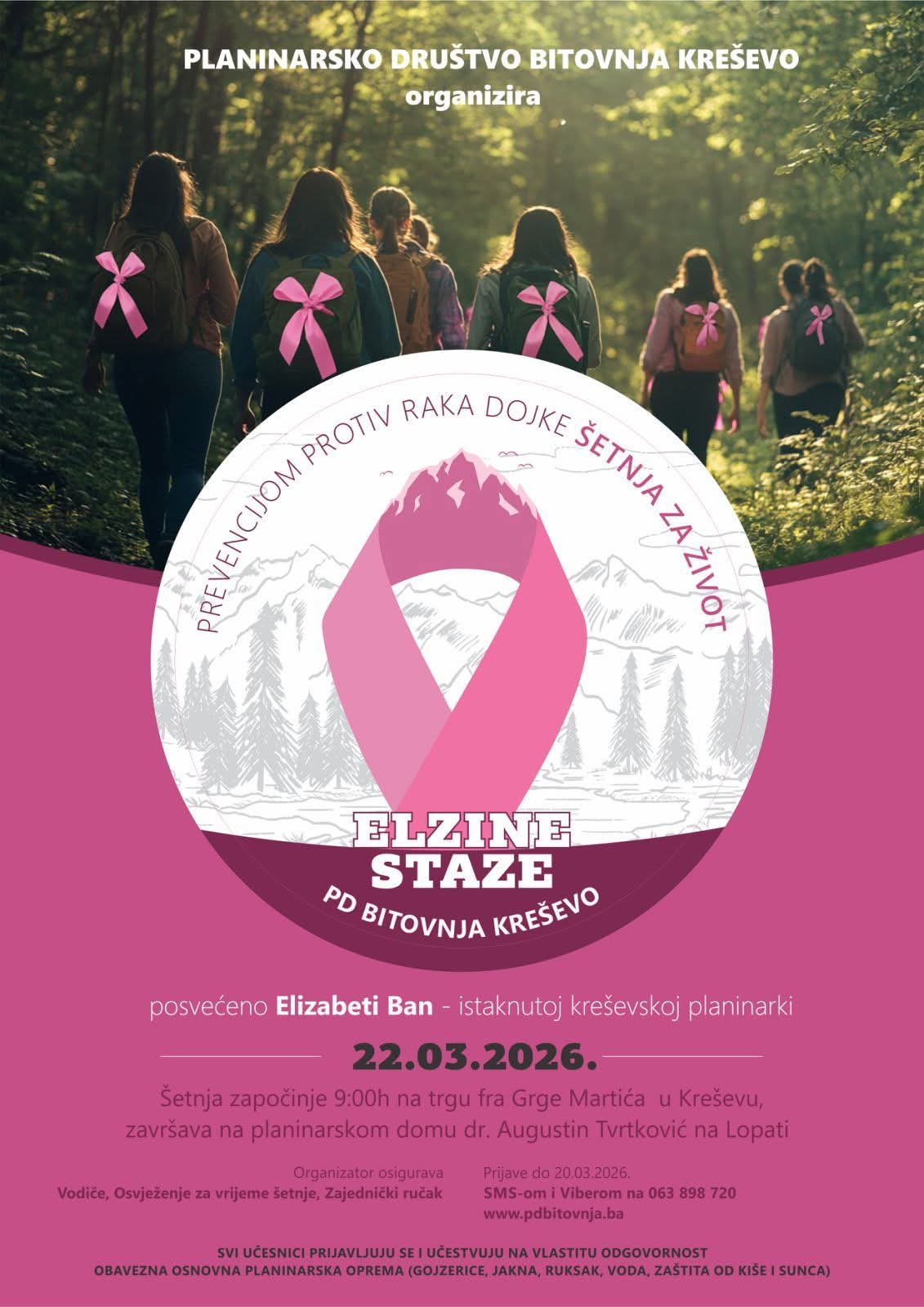 Elzine staze – Šetnja za život